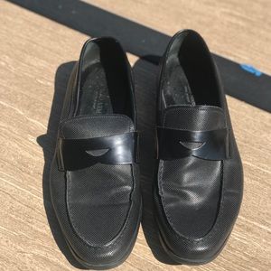 Giorgio Armani Black Dress Loafers